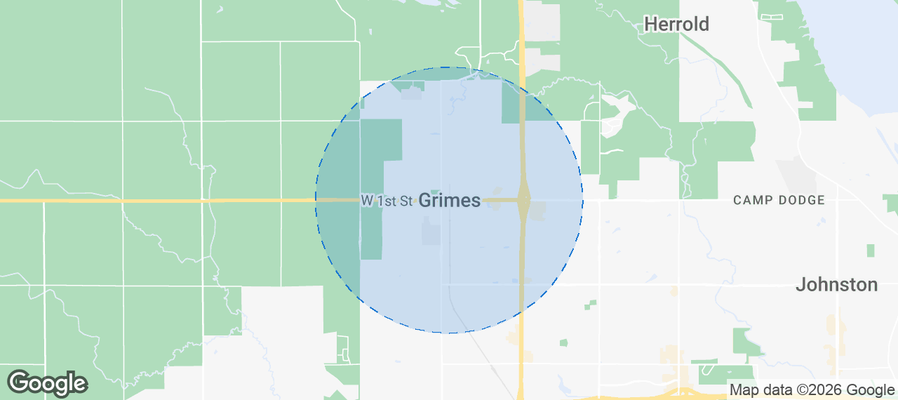 Grimes Airbnb map